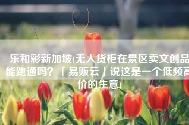 乐和彩新加坡(无人货柜在景区卖文创品能跑通吗？「易贩云」说这是一个低频高价的生意)