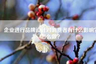 企业进行品牌设计对消费者有什么影响？怎么做？