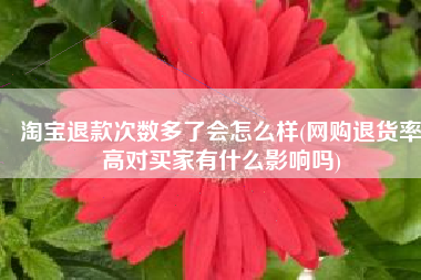 淘宝退款次数多了会怎么样(网购退货率高对买家有什么影响吗)