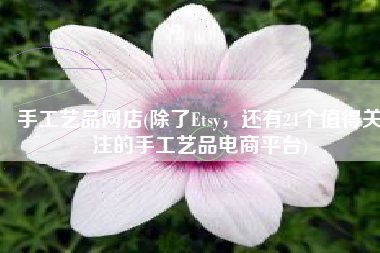 手工艺品网店(除了Etsy，还有24个值得关注的手工艺品电商平台)