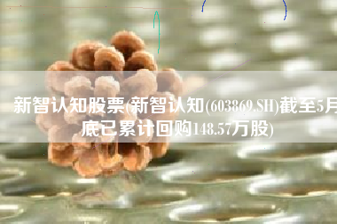 新智认知股票(新智认知(603869.SH)截至5月底已累计回购148.57万股)