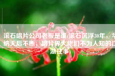 滚石唱片公司老板是谁(滚石沉浮30年，华纳天后不断，唱片界大佬们不为人知的江湖往事)