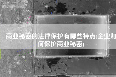 商业秘密的法律保护有哪些特点(企业如何保护商业秘密)