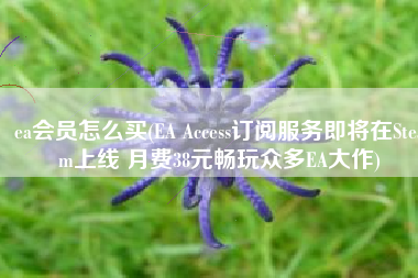 ea会员怎么买(EA Access订阅服务即将在Steam上线 月费38元畅玩众多EA大作)