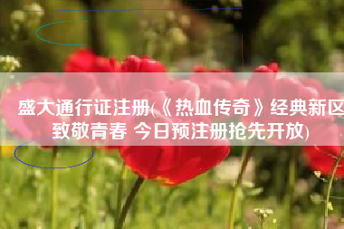 盛大通行证注册(《热血传奇》经典新区致敬青春 今日预注册抢先开放)