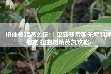扭曲树精怎么玩(上单新宠后期无解的神坦克 扭曲树精茂凯攻略)