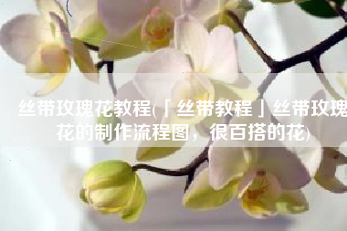丝带玫瑰花教程(「丝带教程」丝带玫瑰花的制作流程图，很百搭的花)