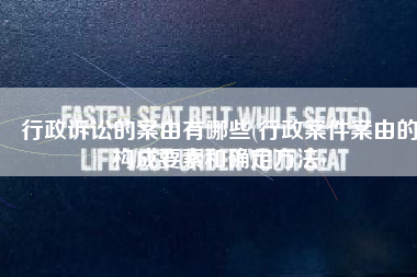 行政诉讼的案由有哪些(行政案件案由的构成要素和确定方法)