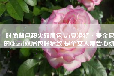 时尚背包超火双肩包女(夏洛特·麦金尼的Chanel双肩包好精致 是个女人都会心动)