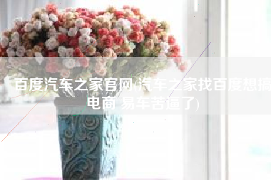 百度汽车之家官网(汽车之家找百度想搞电商 易车苦逼了)
