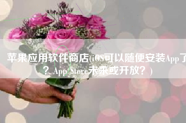苹果应用软件商店(iOS可以随便安装App了？App Store未来或开放？)