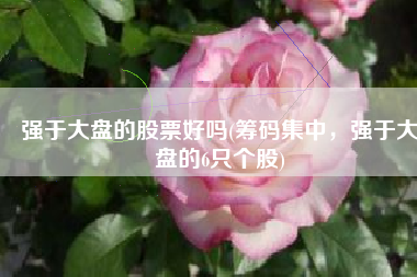 强于大盘的股票好吗(筹码集中，强于大盘的6只个股)
