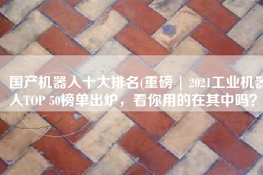 国产机器人十大排名(重磅 | 2021工业机器人TOP 50榜单出炉，看你用的在其中吗？)