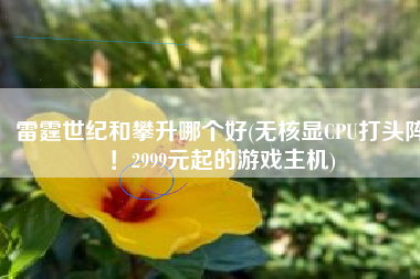 雷霆世纪和攀升哪个好(无核显CPU打头阵！2999元起的游戏主机)