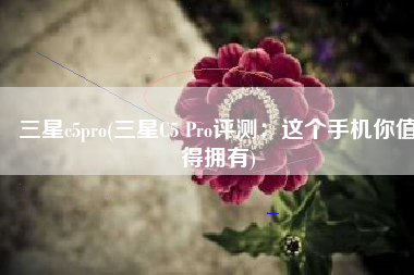 三星c5pro(三星C5 Pro评测：这个手机你值得拥有)