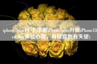 iphone7plus尺寸(苹果iPhone7plus升级iPhone13pro Max体验心得，有惊喜也有失望)