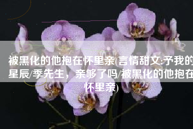 被黑化的他抱在怀里亲(言情甜文:予我的星辰/季先生，亲够了吗/被黑化的他抱在怀里亲)