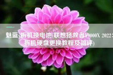 魅蓝x拆机换电池(联想拯救者Y9000X 2022：拆机硬盘更换教程及简评)