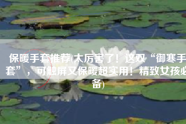 保暖手套推荐(太厉害了！这双“御寒手套”，可触屏又保暖超实用！精致女孩必备)