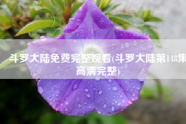 斗罗大陆免费完整观看(斗罗大陆第148集高清完整)