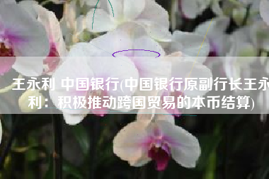 王永利 中国银行(中国银行原副行长王永利：积极推动跨国贸易的本币结算)