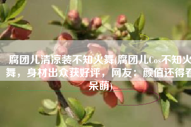 腐团儿清凉装不知火舞(腐团儿Cos不知火舞，身材出众获好评，网友：颜值还得看呆萌)