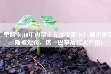 奥斯卡(10年内禁止参加奥斯卡！威尔史密斯被处罚，这一巴掌后果太严重)