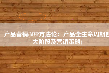 产品营销(MVP方法论：产品全生命周期四大阶段及营销策略)