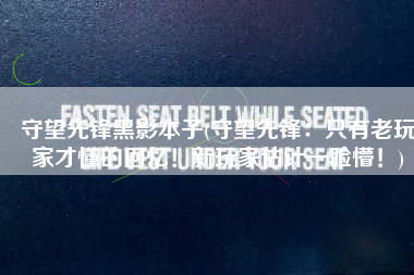 守望先锋黑影本子(守望先锋：只有老玩家才懂的回忆！新玩家估计一脸懵！)