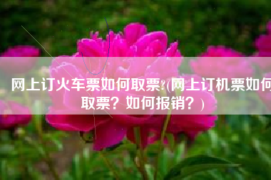 网上订火车票如何取票?(网上订机票如何取票？如何报销？)