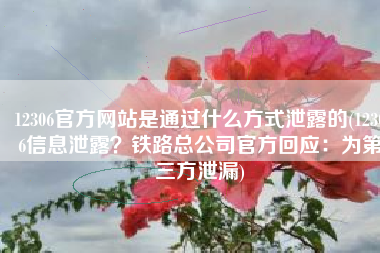 12306官方网站是通过什么方式泄露的(12306信息泄露？铁路总公司官方回应：为第三方泄漏)
