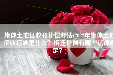 集体土地征收和补偿办法(2022年集体土地征收标准是什么？拆迁补偿有哪些法律规定？)