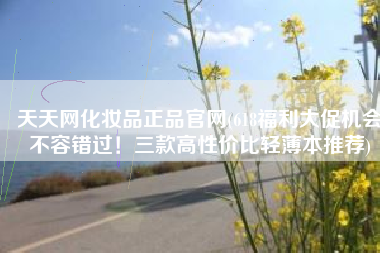 天天网化妆品正品官网(618福利大促机会不容错过！三款高性价比轻薄本推荐)