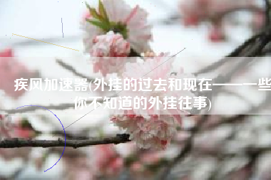 疾风加速器(外挂的过去和现在——一些你不知道的外挂往事)