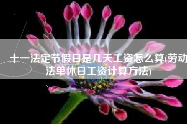 十一法定节假日是几天工资怎么算(劳动法单休日工资计算方法)
