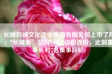 长城影视文化企业集团有限公司上市了吗(“长城系”公司*ST长动四连板，此前董事长和7名董事辞职)