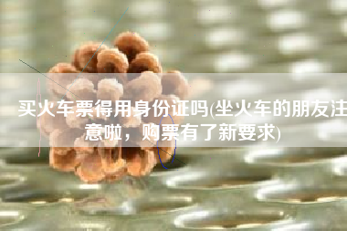 买火车票得用身份证吗(坐火车的朋友注意啦，购票有了新要求)