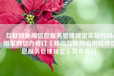 互联网新闻信息服务管理规定实施时间(国家网信办修订《移动互联网应用程序信息服务管理规定》发布施行)