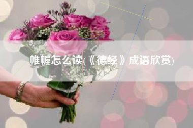 帷幄怎么读(《德经》成语欣赏)