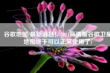 谷歌地图(最新消息！2021高清版谷歌卫星地图终于可以正常使用了)