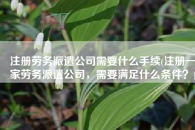 注册劳务派遣公司需要什么手续(注册一家劳务派遣公司，需要满足什么条件？)