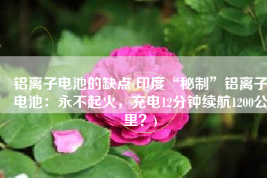 铝离子电池的缺点(印度“秘制”铝离子电池：永不起火，充电12分钟续航1200公里？)