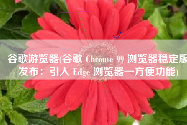 谷歌游览器(谷歌 Chrome 99 浏览器稳定版发布：引入 Edge 浏览器一方便功能)
