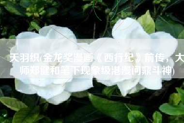 天羽织(金龙奖漫画《西行纪》前传，大师郑健和笔下现象级港漫问鼎斗神)