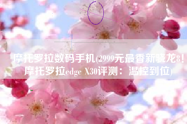 摩托罗拉数码手机(2999元最香新骁龙8！摩托罗拉edge X30评测：温控到位)