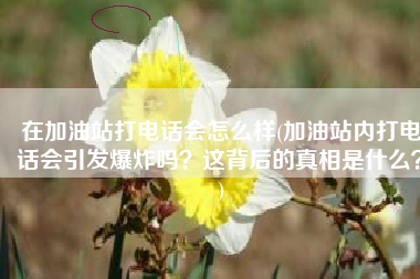 在加油站打电话会怎么样(加油站内打电话会引发爆炸吗？这背后的真相是什么？)