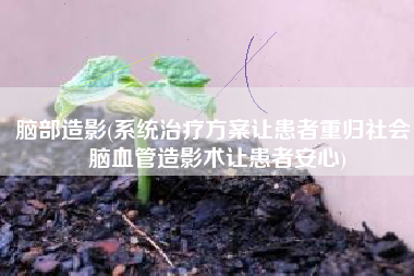 脑部造影(系统治疗方案让患者重归社会，脑血管造影术让患者安心)