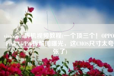 vivox5pro拆机视频教程(一个顶三个！OPPO Find X5 Pro拆解图曝光，这CMOS尺寸太夸张了)