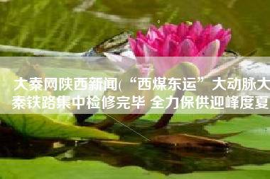 大秦网陕西新闻(“西煤东运”大动脉大秦铁路集中检修完毕 全力保供迎峰度夏)