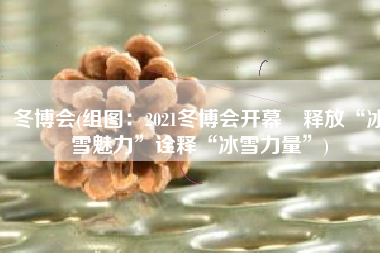 冬博会(组图：2021冬博会开幕 释放“冰雪魅力”诠释“冰雪力量”)